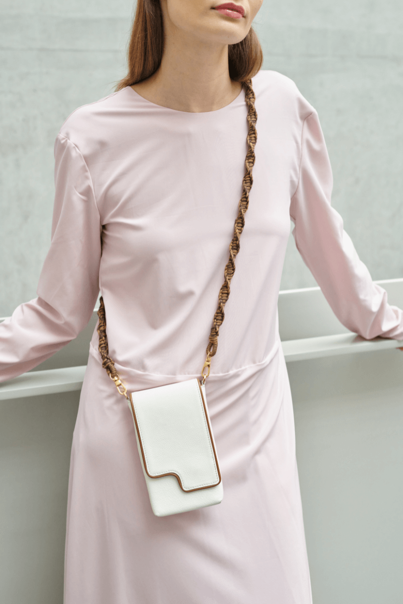 La Culture Bag (cuero blanco)