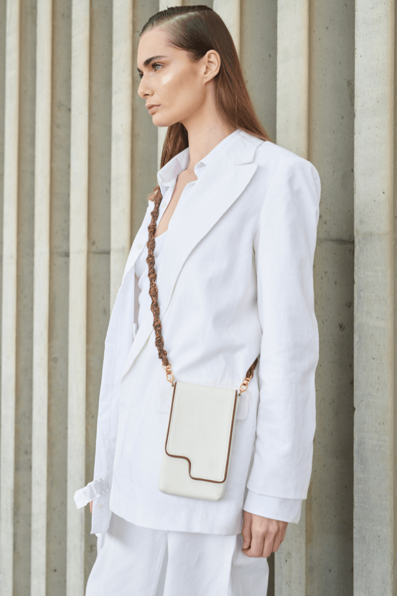 La Culture Bag (cuero blanco)