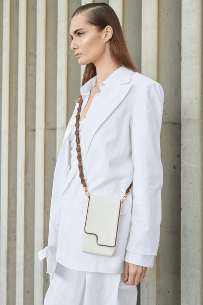 La Culture Bag (cuero blanco)